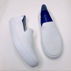 WORN ONCE Rothy’s The Sneaker White Slip On Loafer